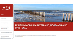 Desktop Screenshot of meh-ferienimmobilien-holland.de